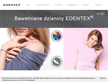 Tablet Screenshot of edentex.pl